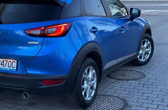 Mazda CX-3 cena 57997 przebieg: 107000, rok produkcji 2015 z Małomice małe 379